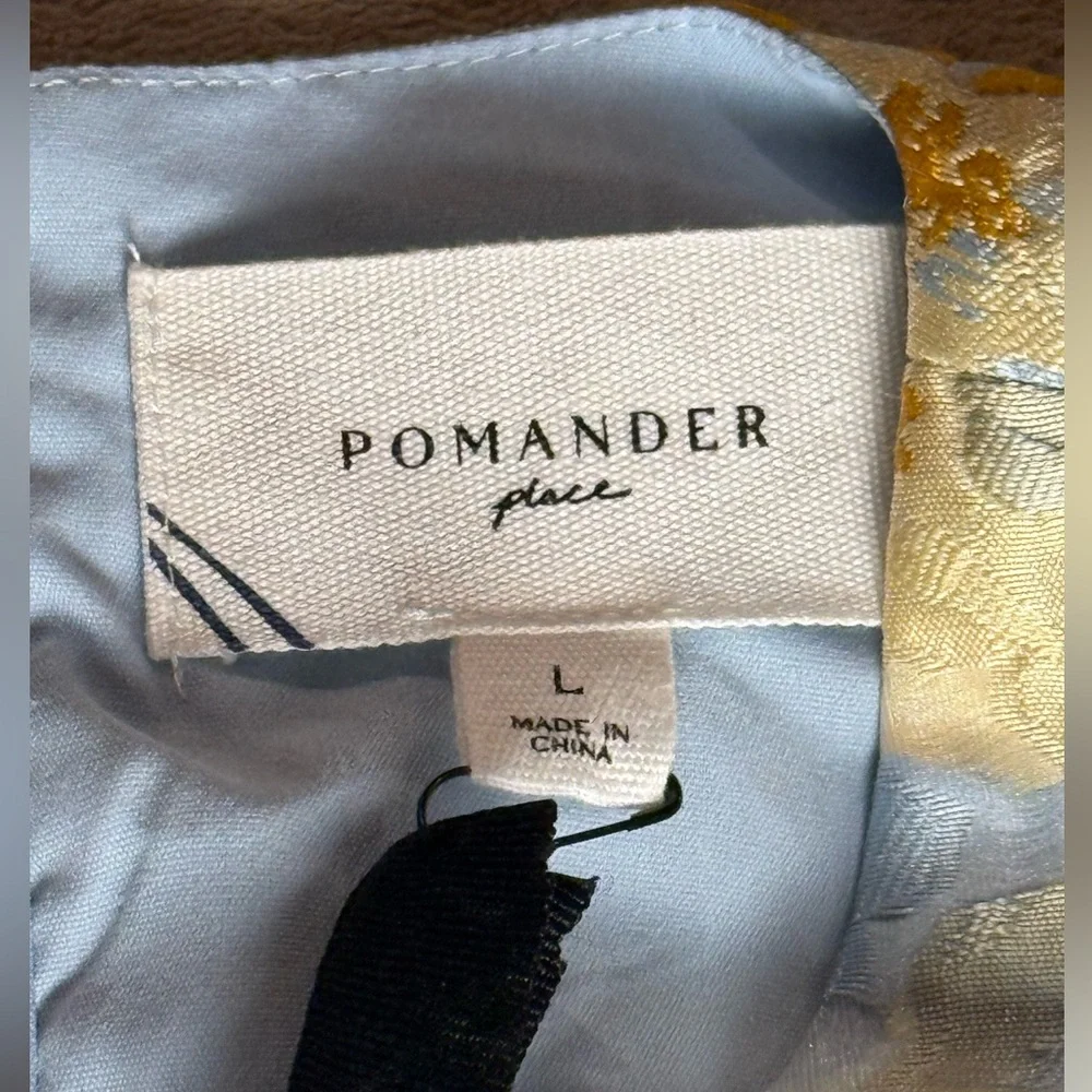 NWT Tuckernuck Pomander Place Jessamine Jacquard Lyla Puffed Sleeve Blouse M - Picture 4 of 11